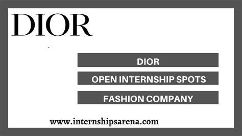 internships at Dior